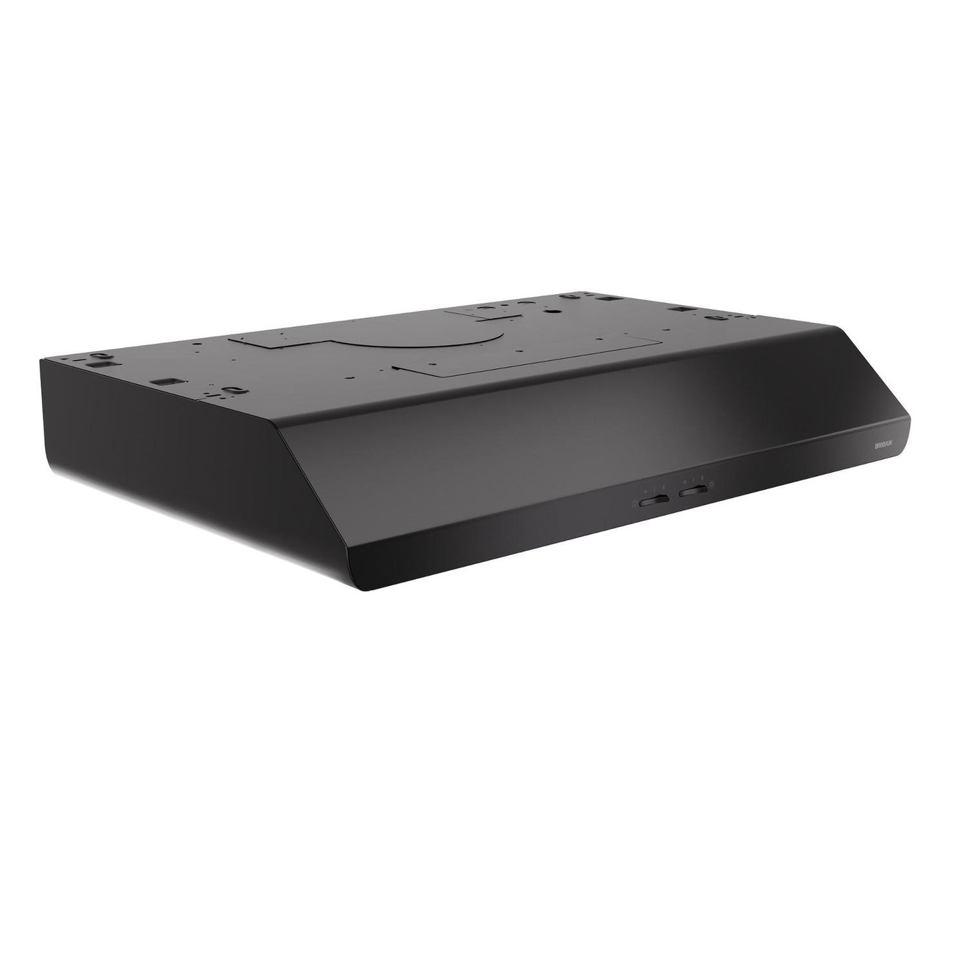 Broan 30-Inch 300 Max Blower CFM 5.0 Sones Black Range Hood