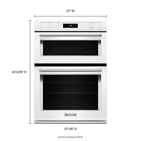 27" Combination Wall Oven with Even-Heat™ True Convection (lower oven)