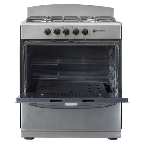 Element Electronics 4.0 cu. ft. 30", 4-Burner Gas Range (EEGR3A4MCCS)