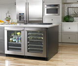 Euro-Style 24" Under Counter Beverage Center Stainless Steel