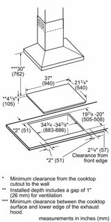 500 Series 36" Induction Cooktop
