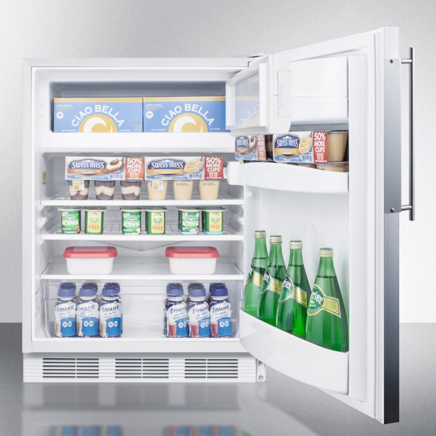 24" Wide Built-in Refrigerator-freezer