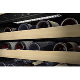 24" Undercounter Wine Cellar with Glass Door and Wood-Front Racks