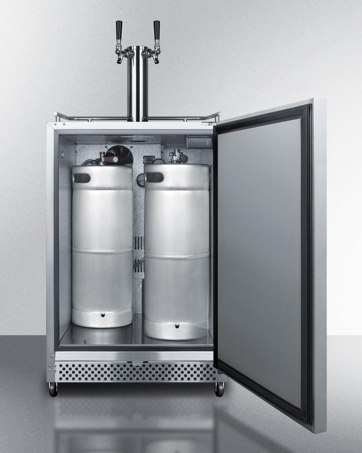 24" Wide Built-in Outdoor Kegerator