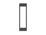Carbonio Front Panel for 24" Built-In Wine Columns Carbonio