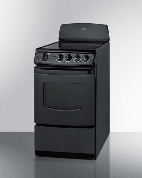20" Wide Electric Smooth-top Range