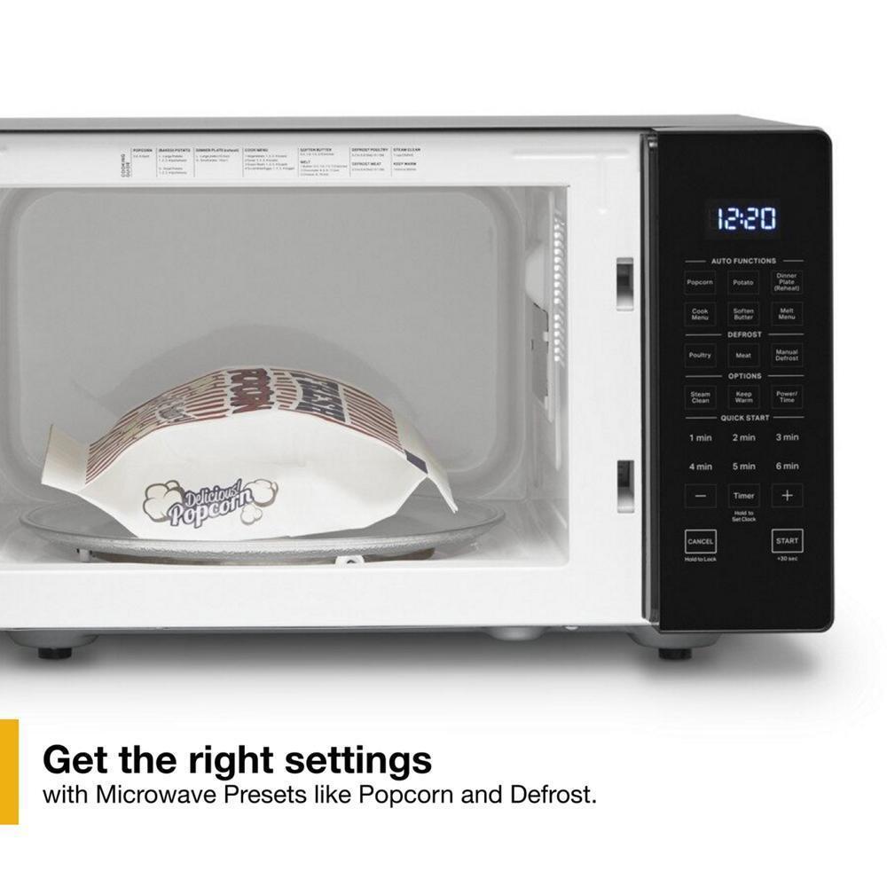 0.9 Cu. Ft. Capacity Countertop Microwave with 900 Watt Cooking Power