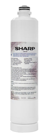 Replacement Water Filter for Sharp SJF2955MS and SJF2955KS Refrigerator - Filters Chlorine and Lead
