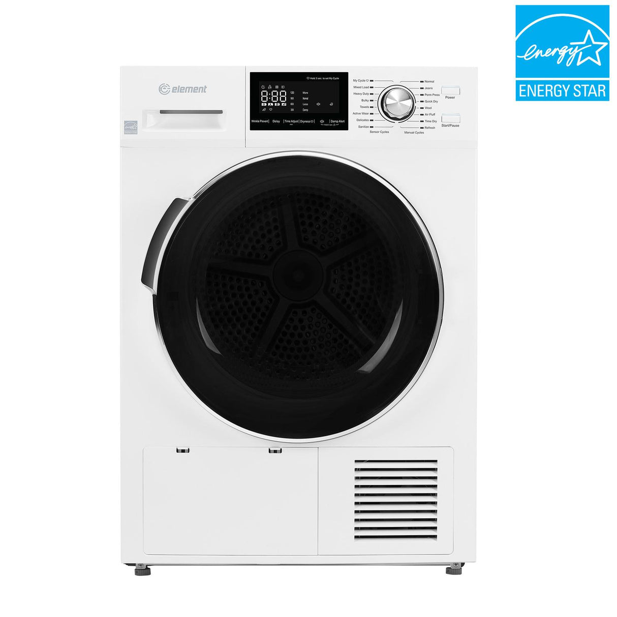 Element 24-INCH 4.4 cu. ft. Heat Pump Dryer - White Energy Star (EFD4424EBW)