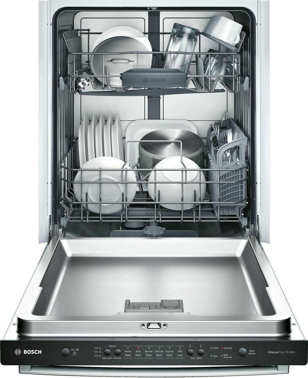 Ascenta Bar Hndl, 6/2 Cycles, 50 dBA, Adj Rack - SS