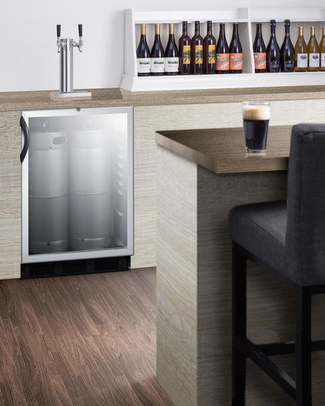24" Wide Built-in Beer Dispenser, ADA Compliant