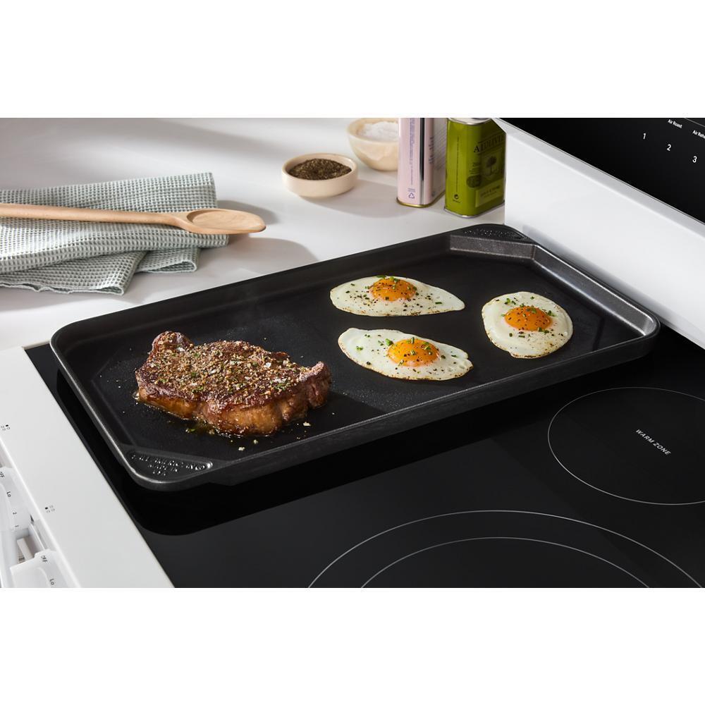 30-inch Electric Smart Range with Air Cooking Technology, No Preheat Air Fry, High Speed Preheat Oven, WipeClean™ Coating, and Steam/Self Clean