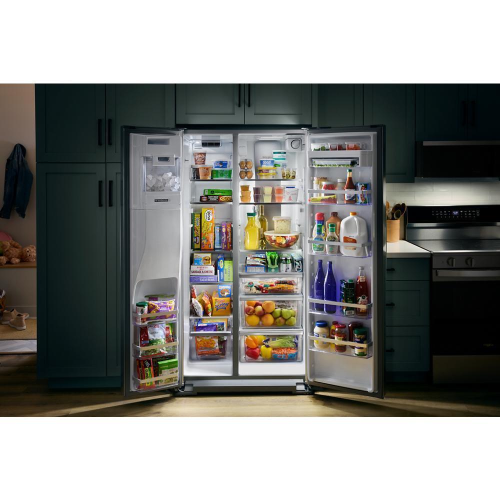 36-inch Wide Side-by-Side Refrigerator - 21 cu. ft.