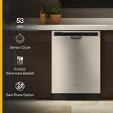 ENERGY STAR® certified dishwasher with Sensor cycle