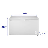 Element Electronics 14.7 cu. ft. Chest Freezer - White (ECF15MDCW)