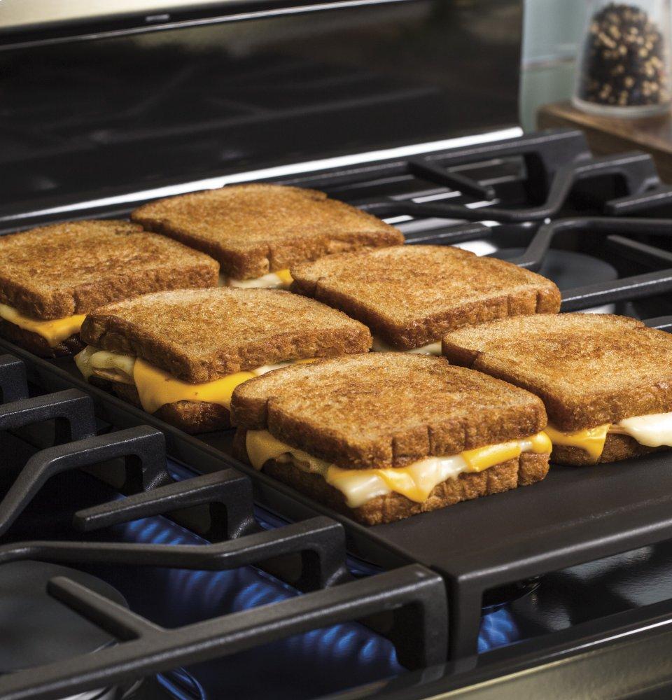 GE® 30" Free-Standing Gas Double Oven Convection Range