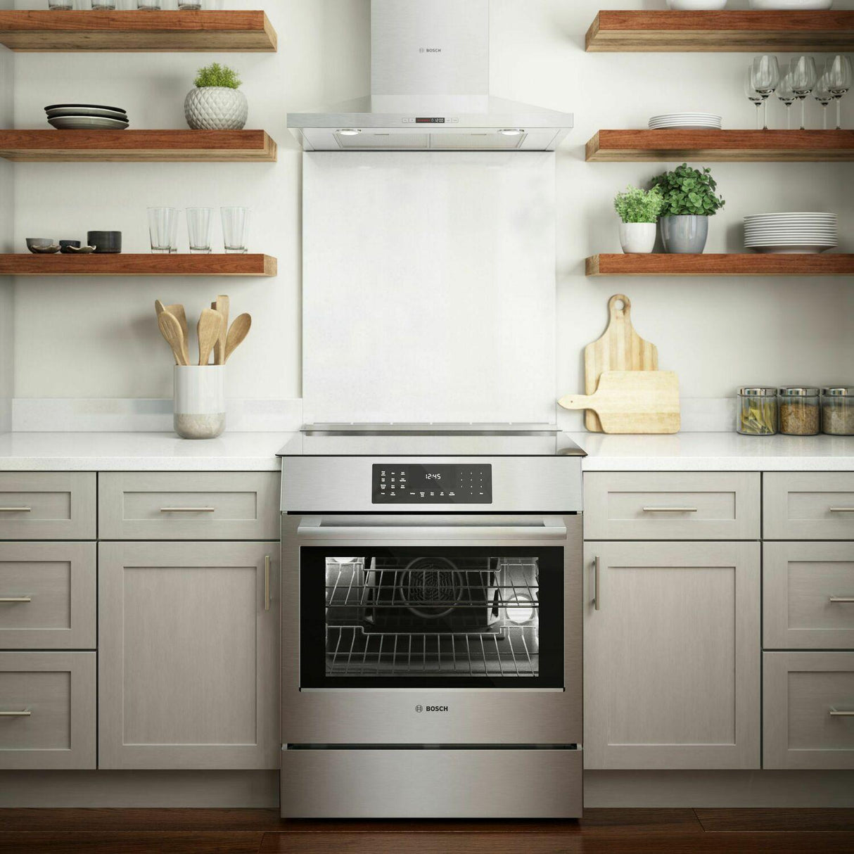 800 Series Induction Slide-in Range 30'' Stainless Steel HII8056U