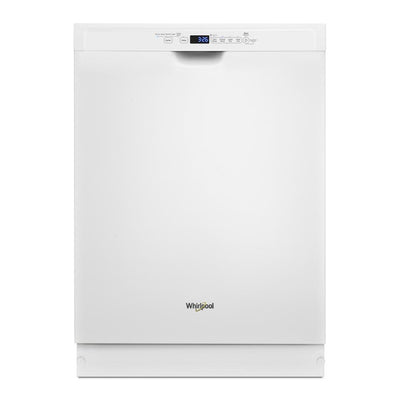 Stainless steel dishwasher with third level rack