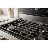 30-inch Smart Gas Range with Air Cooking Technology, No Preheat Air Fry, Steam/Self Clean and High Speed Preheat