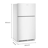 33-Inch Wide Top-Freezer Refrigerator With Dual Crisper Drawers-21 Cu. Ft.