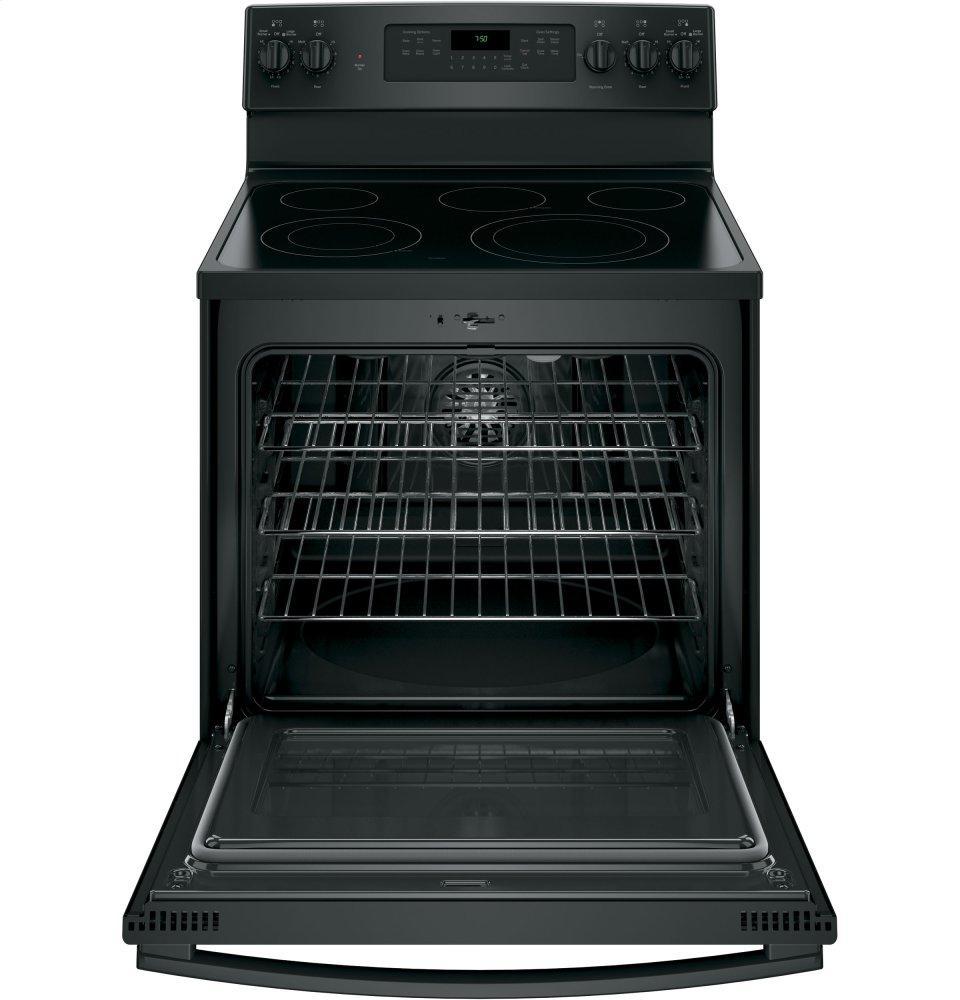 GE® 30" Free-Standing Electric Convection Range
