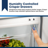 28.9 cu.ft. Standard Depth 36 in. French 3-Door Refrigerator with Water Dispenser in Stainless Steel