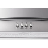 30" Curved Glass Wall Mount Range Hood