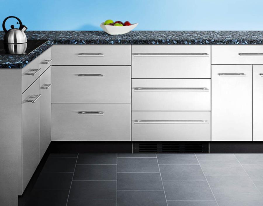 24" Wide 3-drawer All-refrigerator