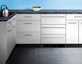 24" Wide 3-drawer All-refrigerator