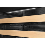 24" Undercounter Wine Cellar with Full-Extension Wood-Front Racks