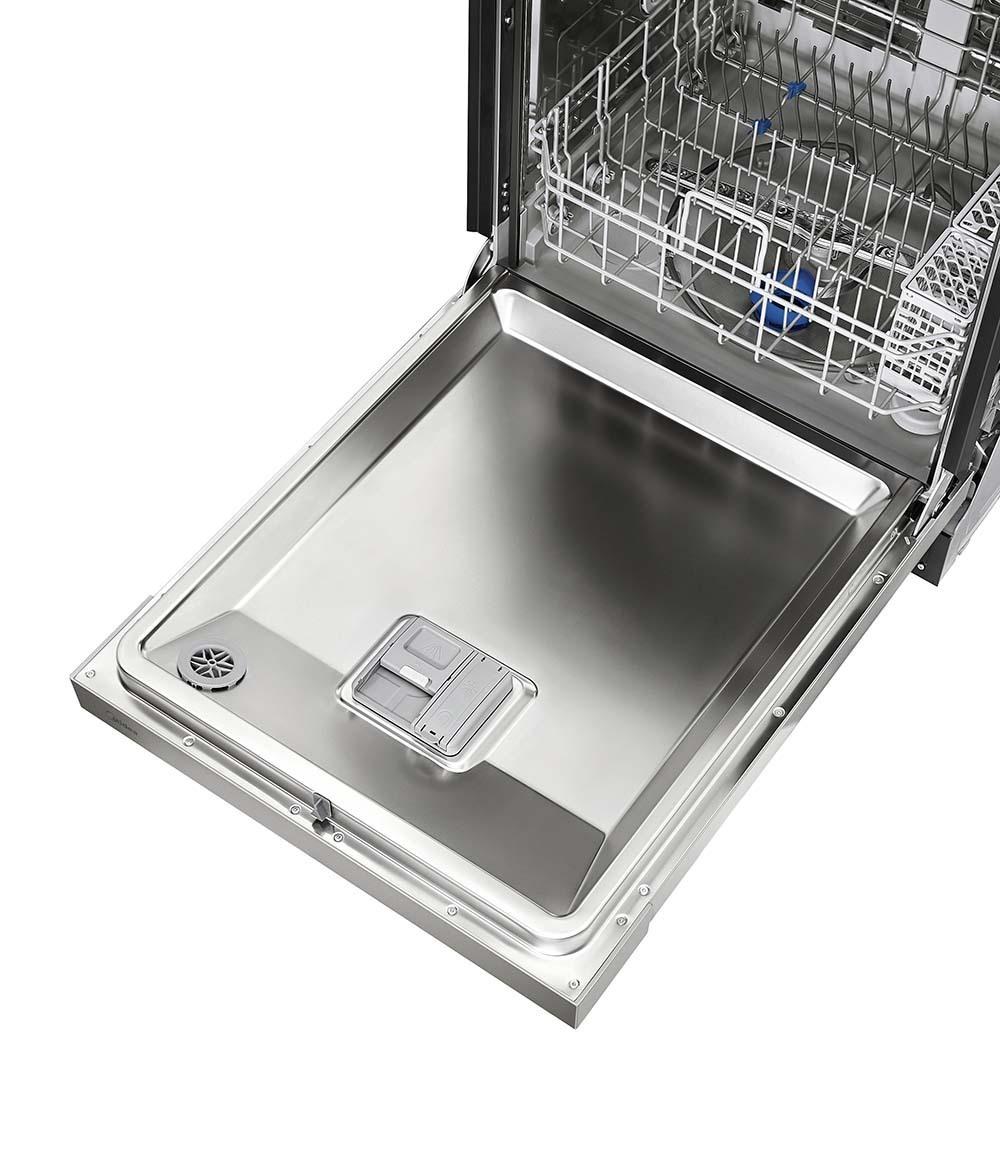 Midea 24" Front Control Dishwasher with Stainless Steel Tub and Interior LED Light