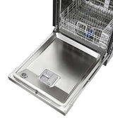 Midea 24" Front Control Dishwasher with Stainless Steel Tub and Interior LED Light