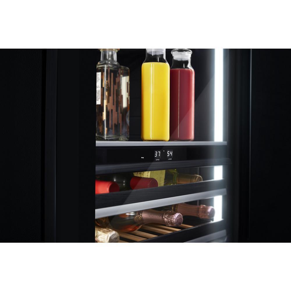 Panel-Ready 24" Built-In Undercounter Beverage Center, Left Swing