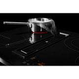 36" Oblivion Glass Electric Radiant Downdraft Cooktop with Tap Touch Controls