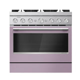 36-Inch 6 Burner Commercial-Style Dual Fuel Range with No Preheat Air Fry Mode