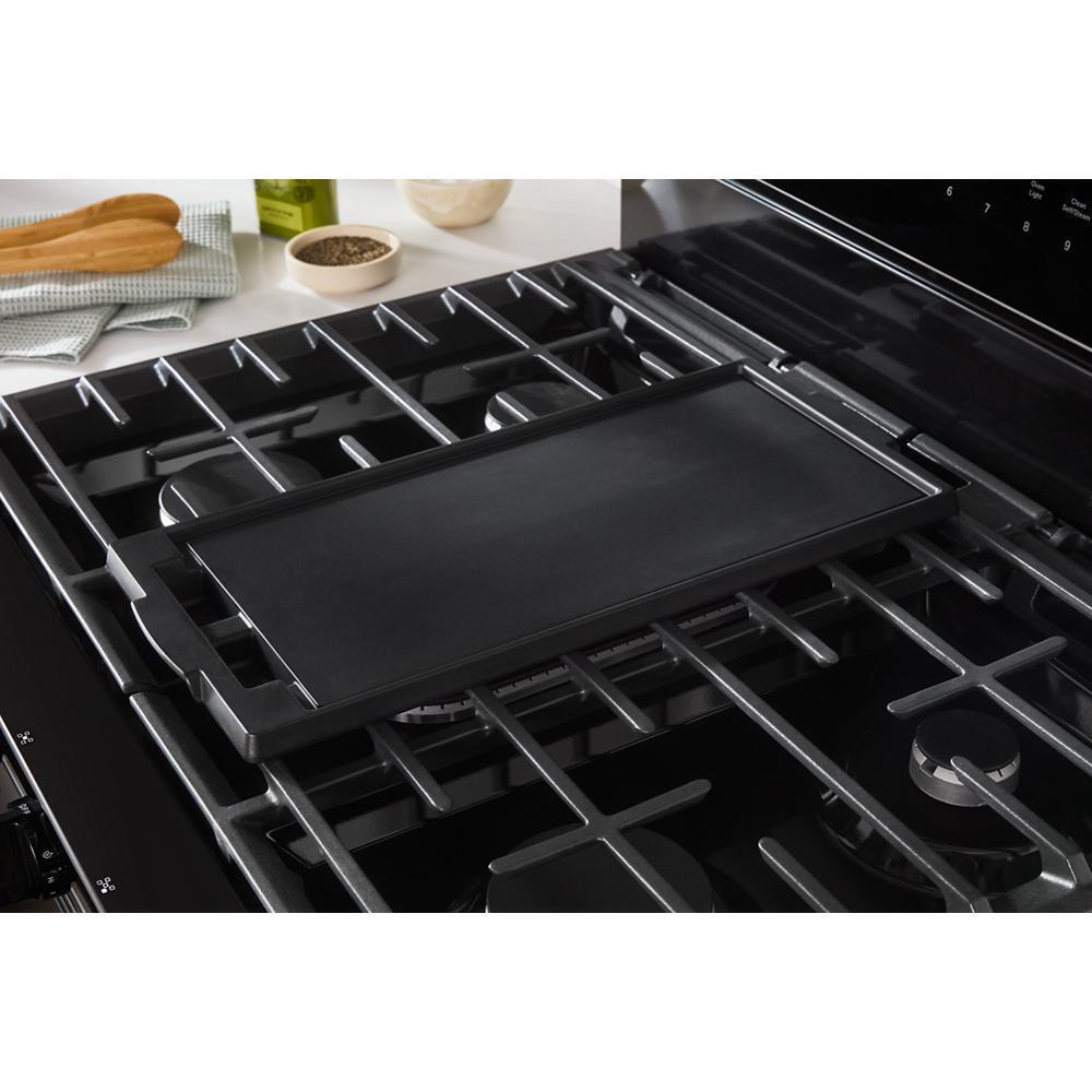 30-inch Smart Gas Range with Air Cooking Technology, No Preheat Air Fry, Steam/Self Clean and High Speed Preheat