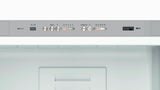 800 Series, Free-standing fridge-freezer-White Glass Door