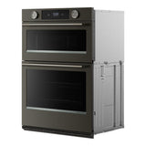30-inch Smart Electric Combo Wall Oven with Intelligent Cooking Camera - Black Ore