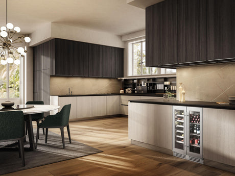 French Door, Dual Zone, Beverage and Wine Center