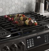 GE Profile™ 30" Smart Slide-In Front-Control Gas Double Oven Convection Range