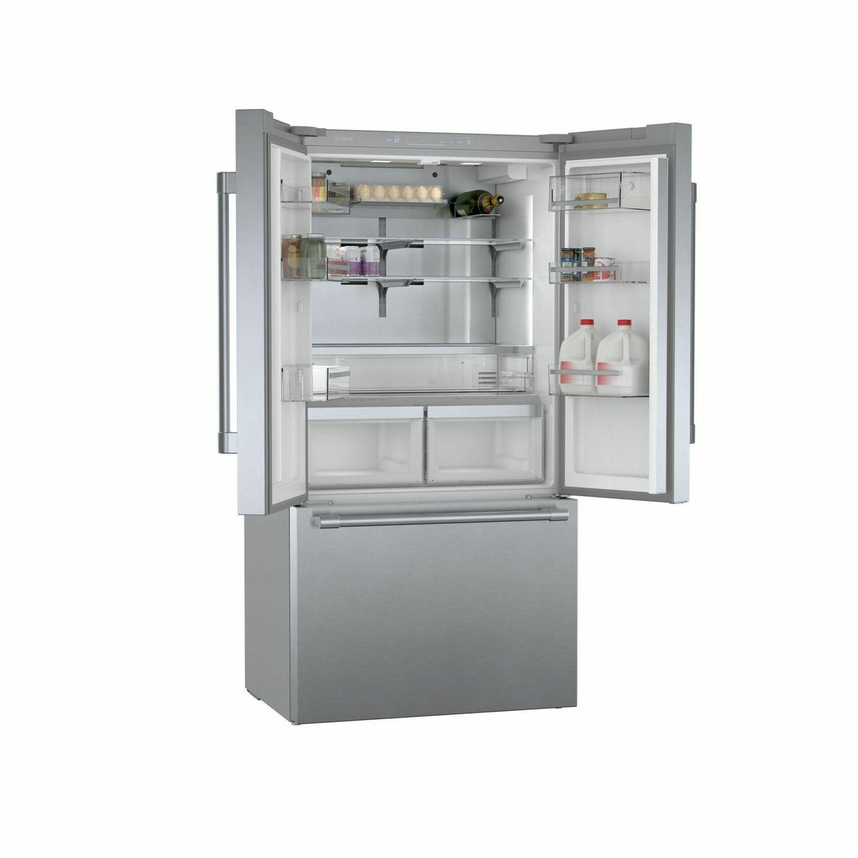 800 Series French Door Bottom Mount Refrigerator 36'' Easy clean stainless steel B36CT81SNS