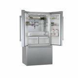 800 Series French Door Bottom Mount Refrigerator 36'' Easy clean stainless steel B36CT81SNS