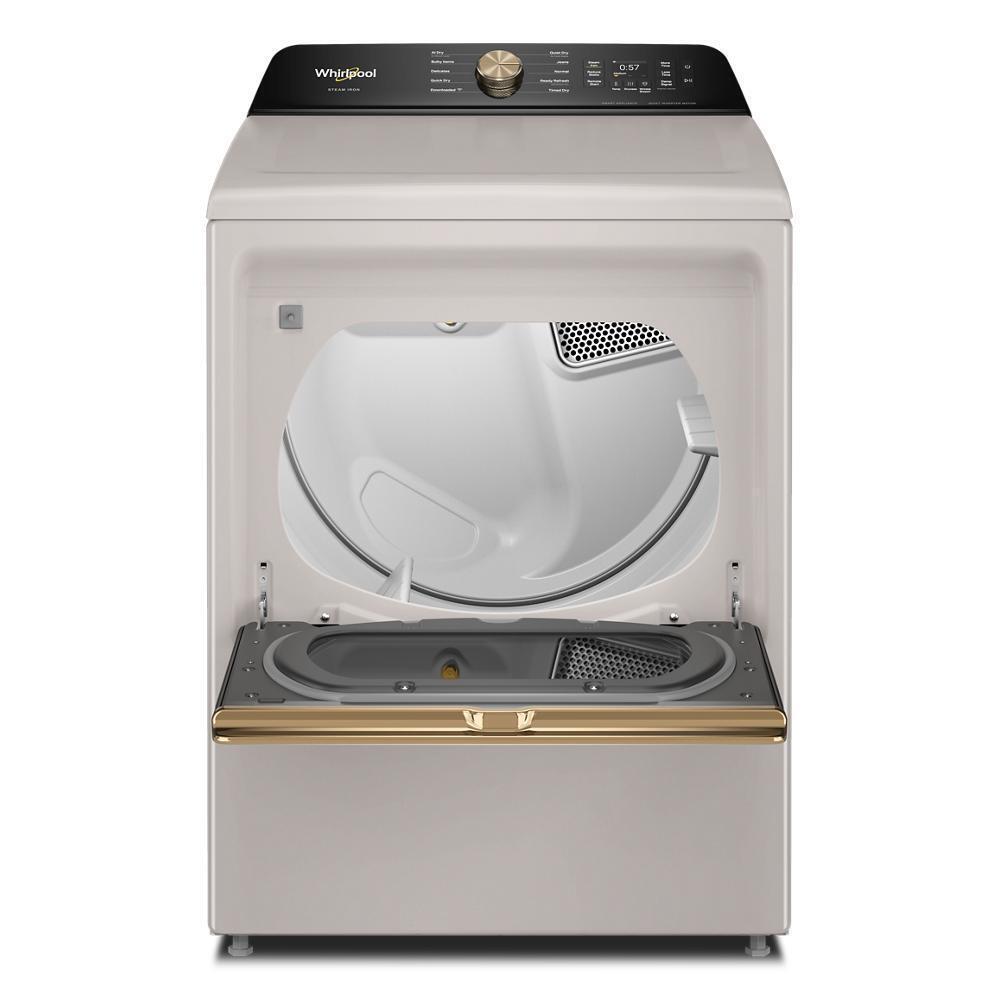 7.5 cu. ft. Smart Electric Top Load Dryer with Steam Iron and AI Dry