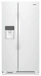 33-inch Wide Side-by-Side Refrigerator - 21 cu. ft. - White