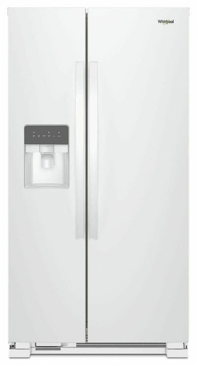 33-inch Wide Side-by-Side Refrigerator - 21 cu. ft. - White