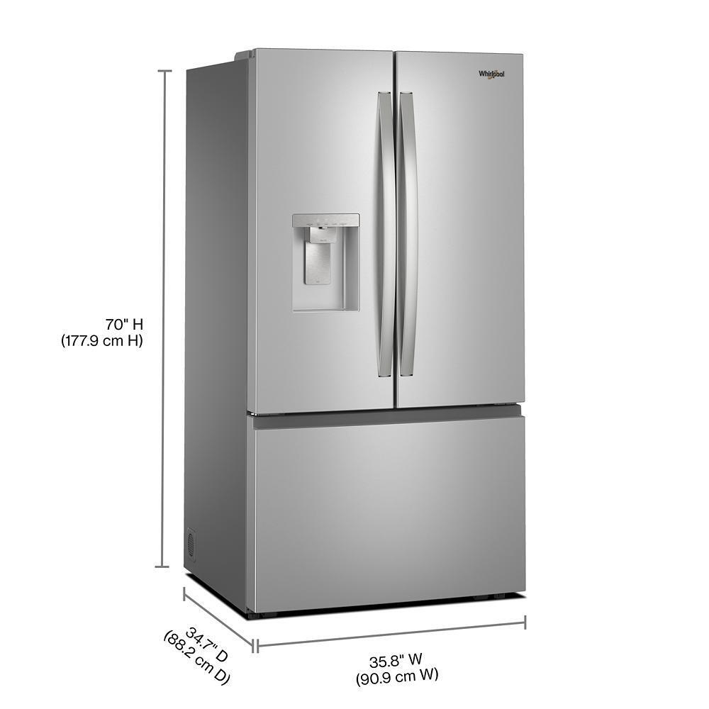 36-Inch French Door Refrigerator with In-Door Water and Ice Maker - 30 cu. ft.