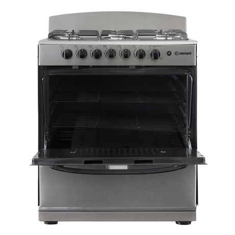 Element Electronics 4.0 cu. ft. 30", 6-Burner Gas Range (EEGR3A6MCCS)