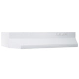 Broan® 21-Inch Ducted Under-Cabinet Range Hood, 210 MAX Blower CFM, White