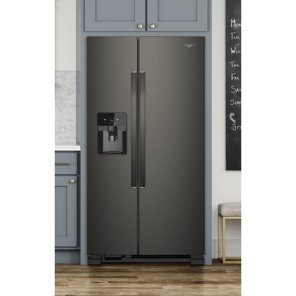 36-inch Wide Side-by-Side Refrigerator - 25 cu. ft.