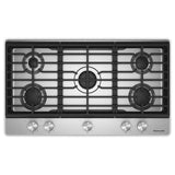 KitchenAid® 36 in. Gas Cooktop with 5 Versatile Burners